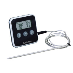 Meat thermometer/timer