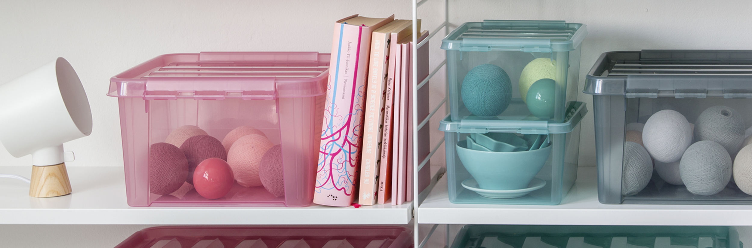 Colored & decorative storage