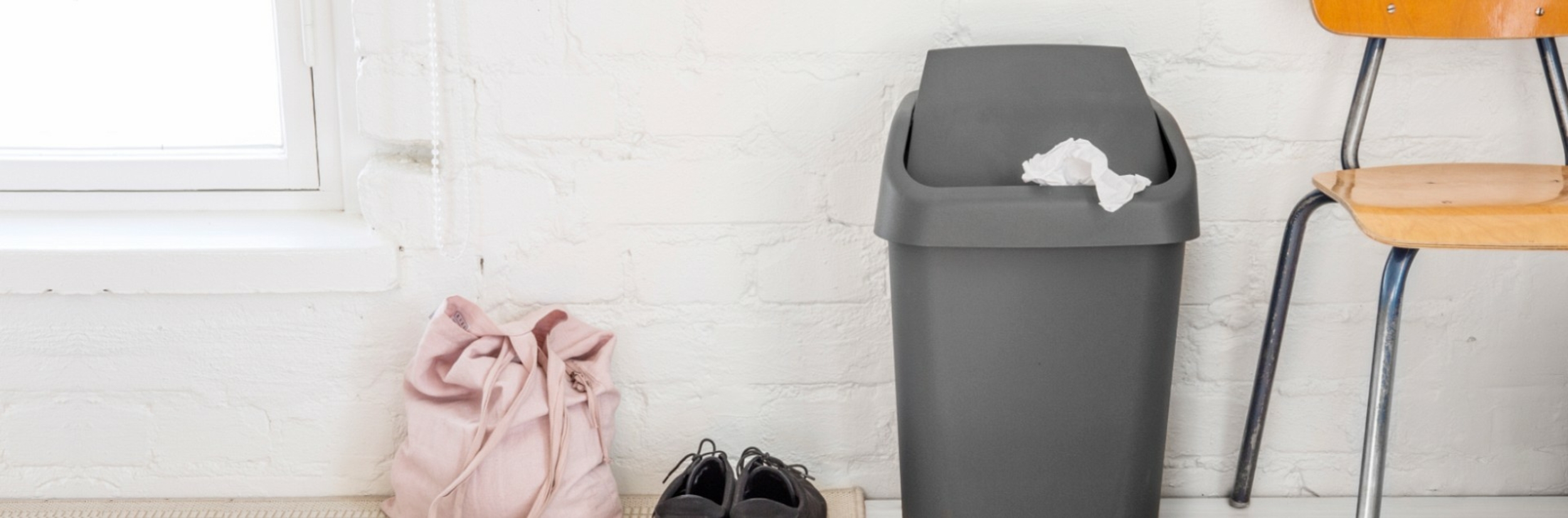 Waste bins made from recycled plastic