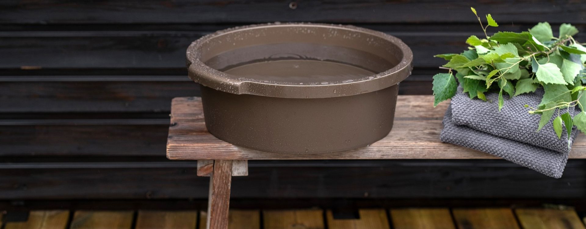 Relax in a clean sauna