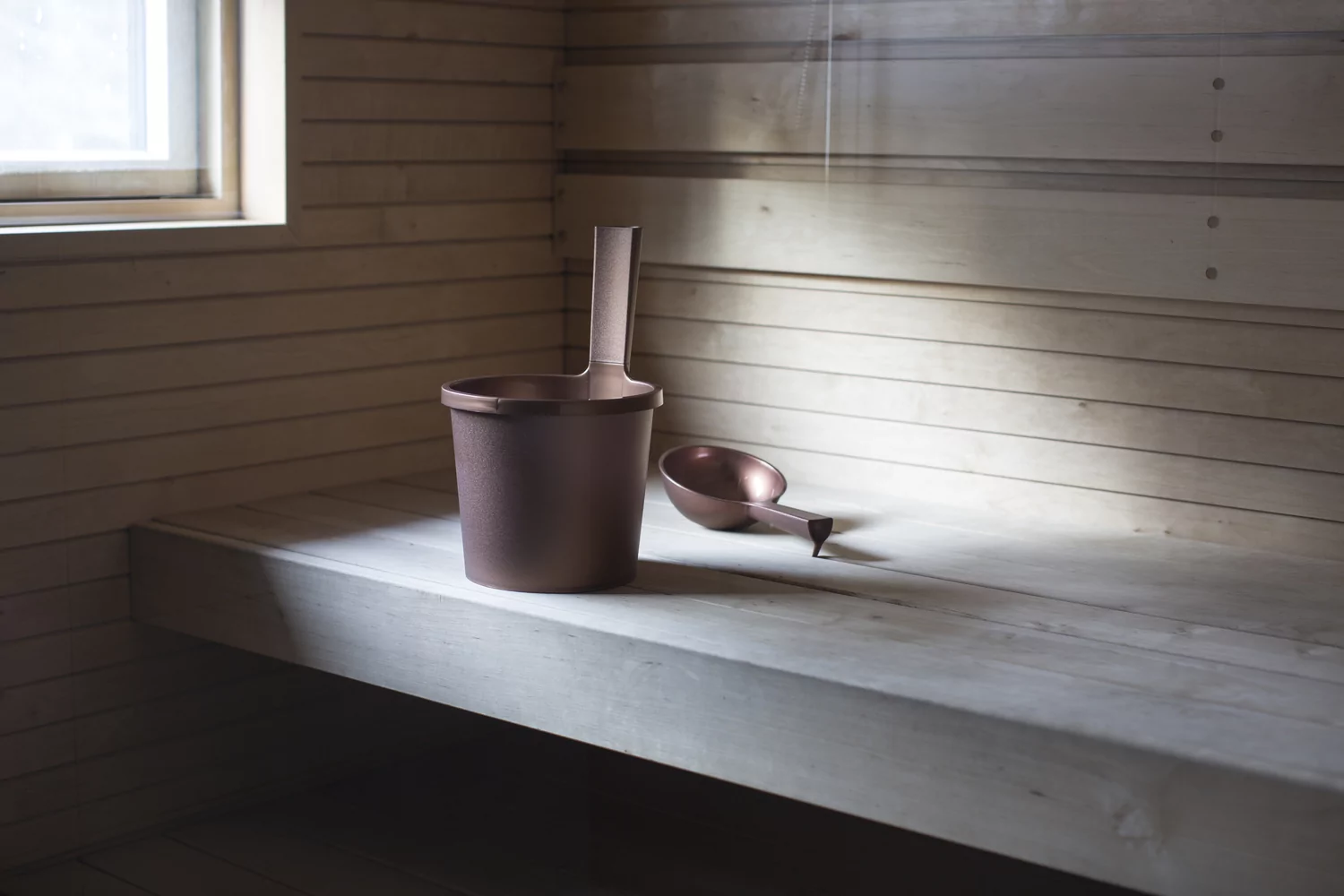 Relax in a clean sauna