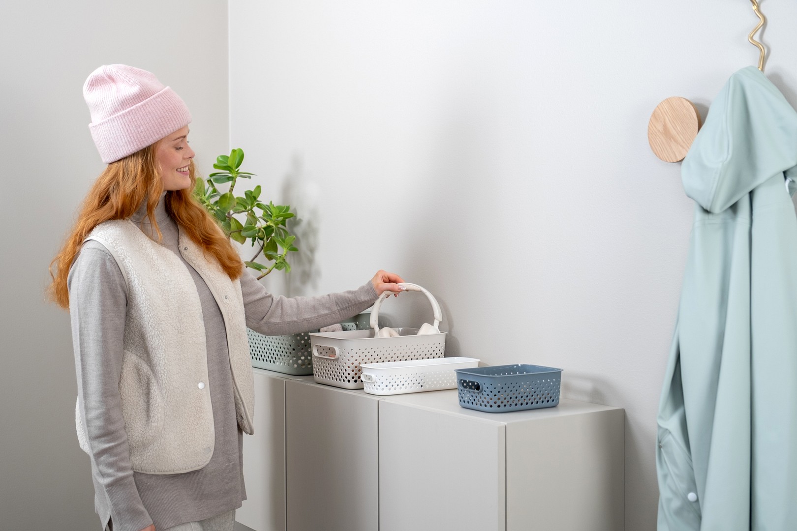 Smart solutions for hallway storage